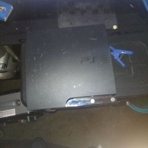 PS3 console with a controller